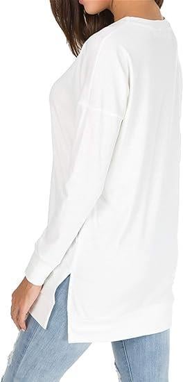 🔥Round Neck Casual Solid Color Top - Image 5
