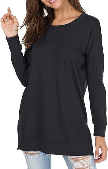 🔥Round Neck Casual Solid Color Top - Image 6