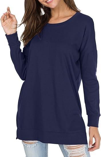 🔥Round Neck Casual Solid Color Top - Image 7