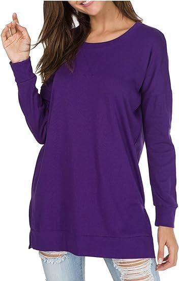 🔥Round Neck Casual Solid Color Top - Image 8