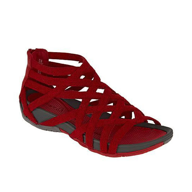 Round Toe Hollow Roman Gladiator Sandals - Image 11