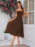💐Ruched Bust Split Thigh Cami Dress - Image 14