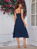 💐Ruched Bust Split Thigh Cami Dress - Image 19