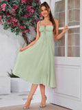 💐Ruched Bust Split Thigh Cami Dress - Image 4