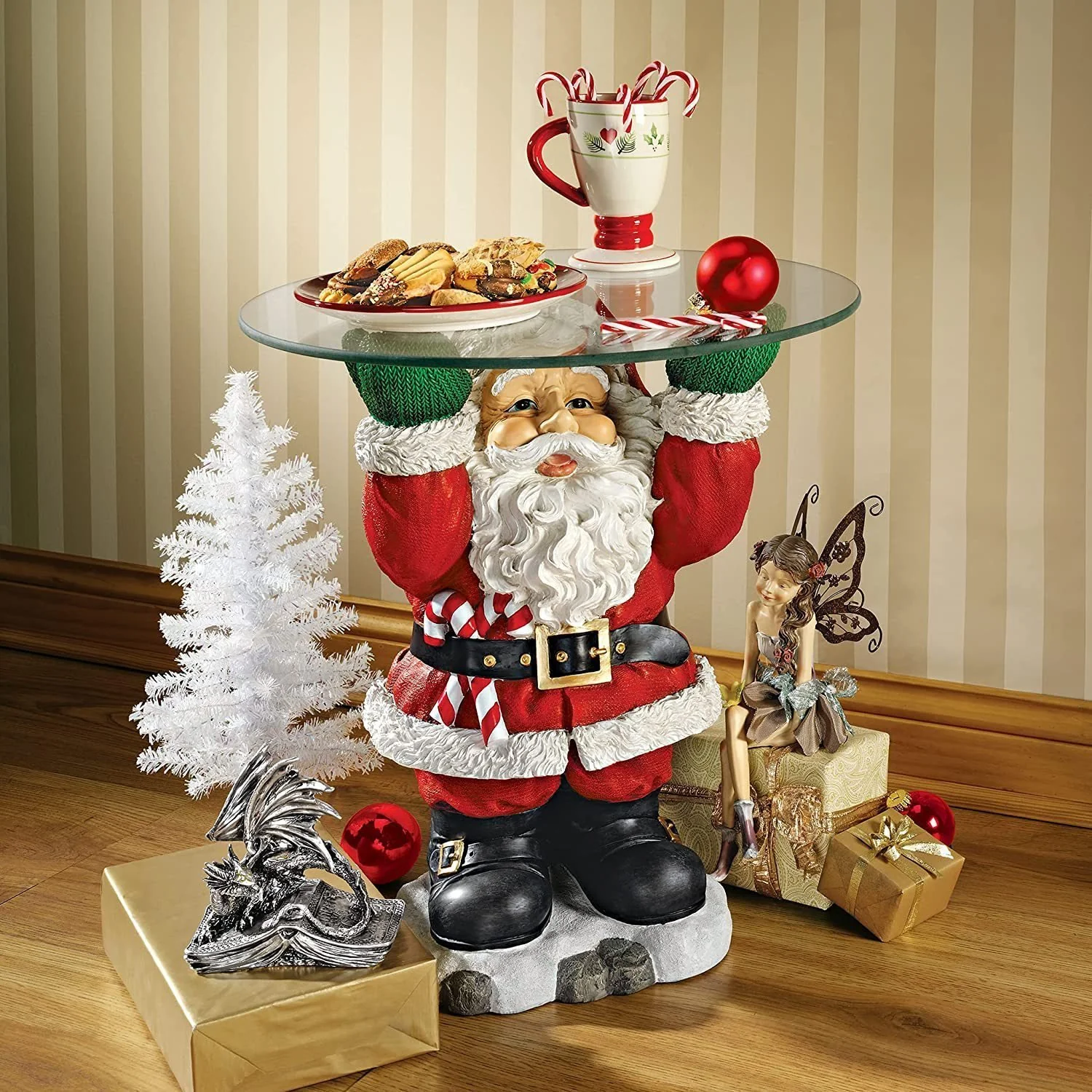 🎅Santa Holdings Tray Figurine - Image 10