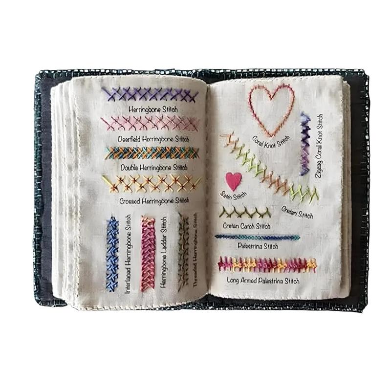 🔥 🌈Beginner-Friendly💕 Embroidery Stitch Book - Image 10