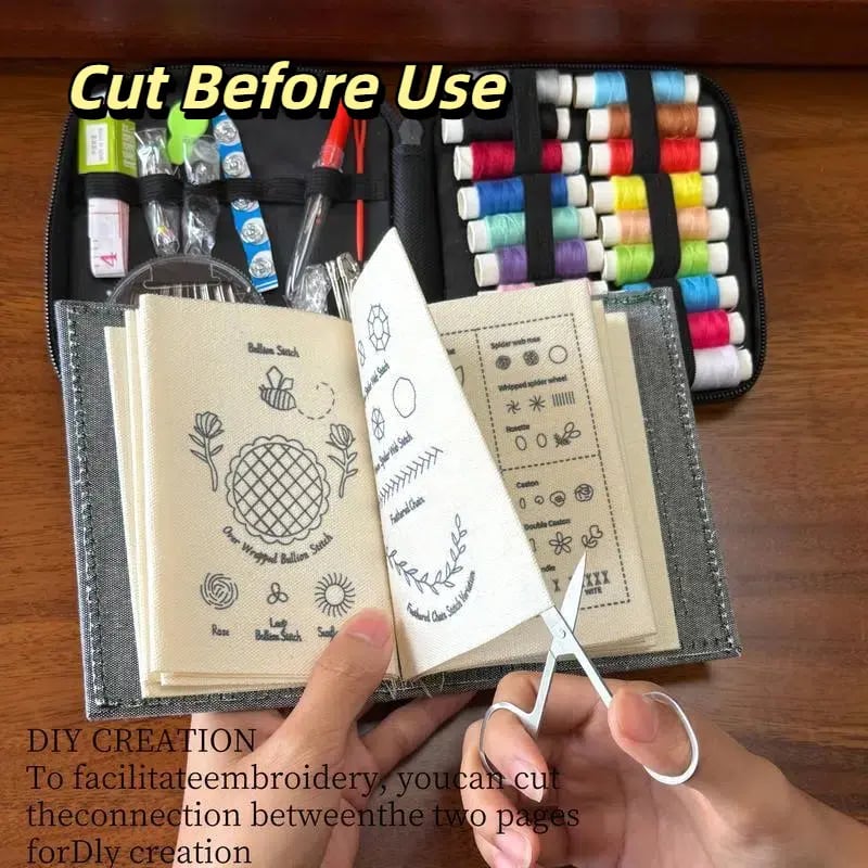 🔥 🌈Beginner-Friendly💕 Embroidery Stitch Book - Image 6