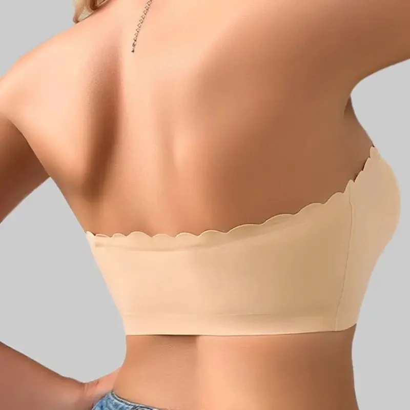 🔥Seamless Front Closure Strapless Bandeau Bra - Image 10