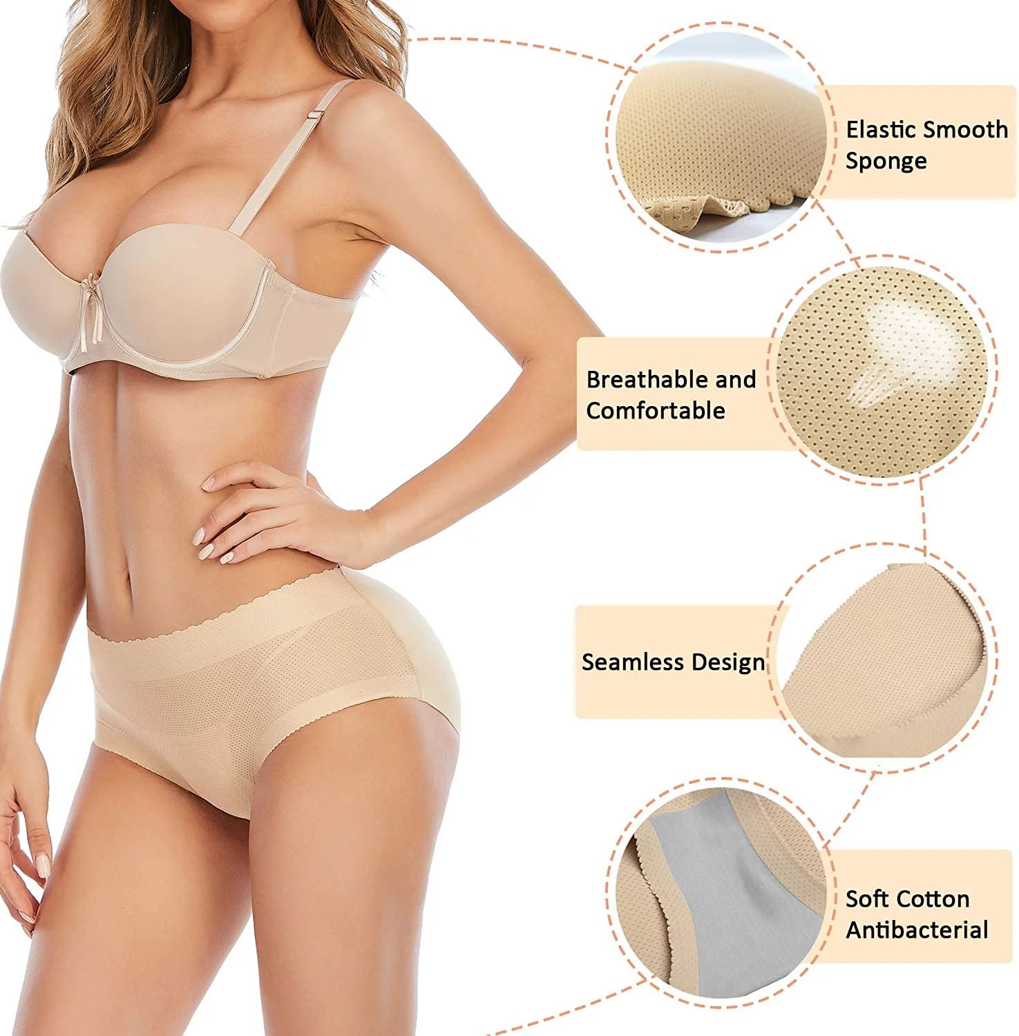 Seamless hip padded panties - Image 3