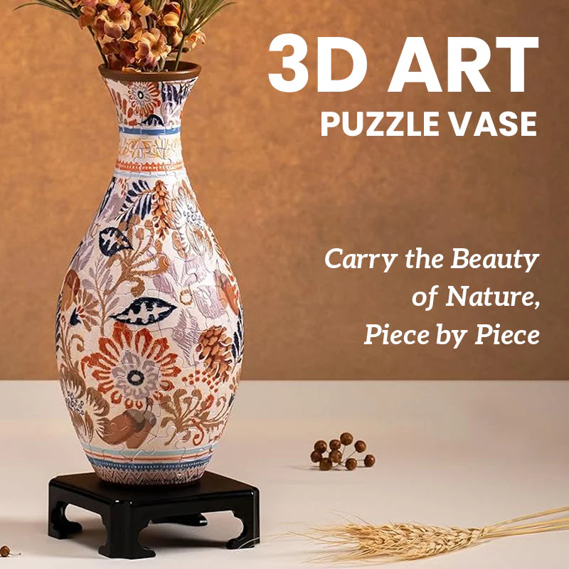 ✨3D Art Puzzle Vase 🌸 A Perfect Christmas Gift🎁 - Image 5