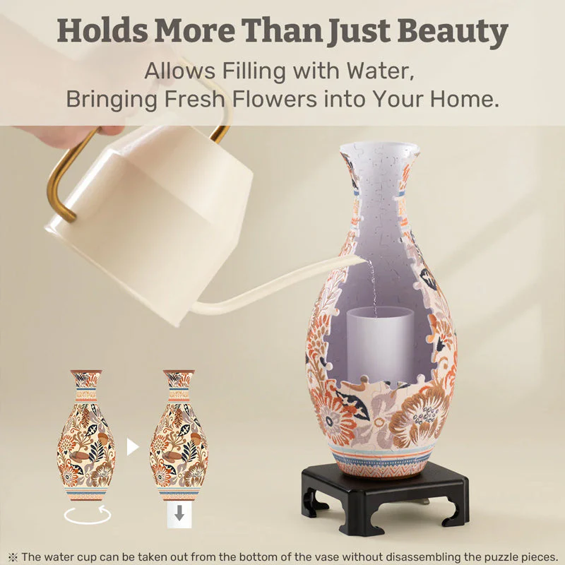 ✨3D Art Puzzle Vase 🌸 A Perfect Christmas Gift🎁 - Image 6