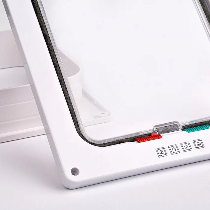 4 Way Security Lock Flap Door - Cat Flap Door for Interior Exterior Door - Image 8