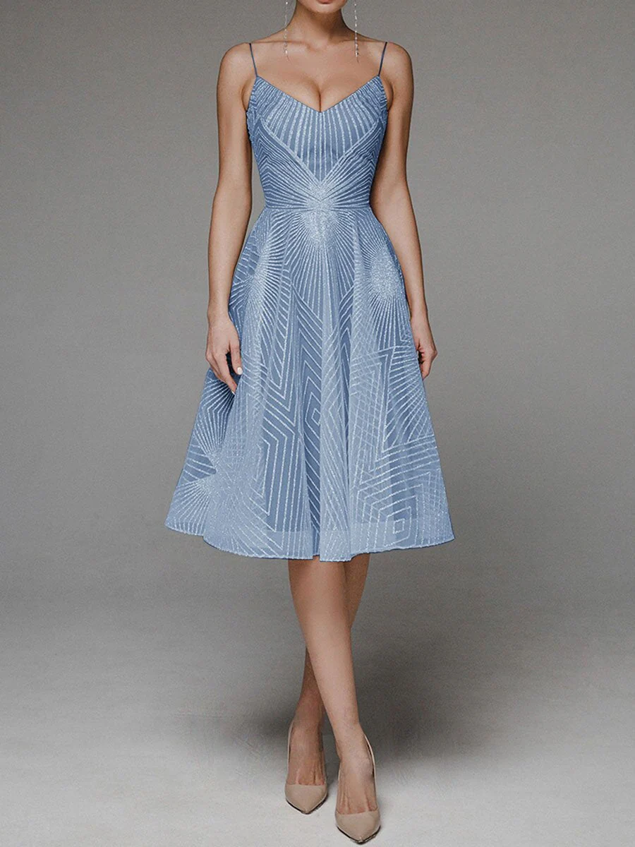 Sexy A-line Dress with V-neck and V-neck - Image 7
