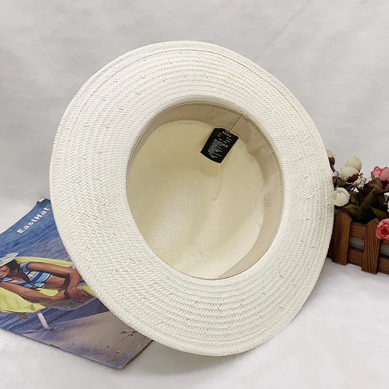 Miller Ranch Straw Trilby Fedora – Coffee[Fast shipping and box packing] - Image 13