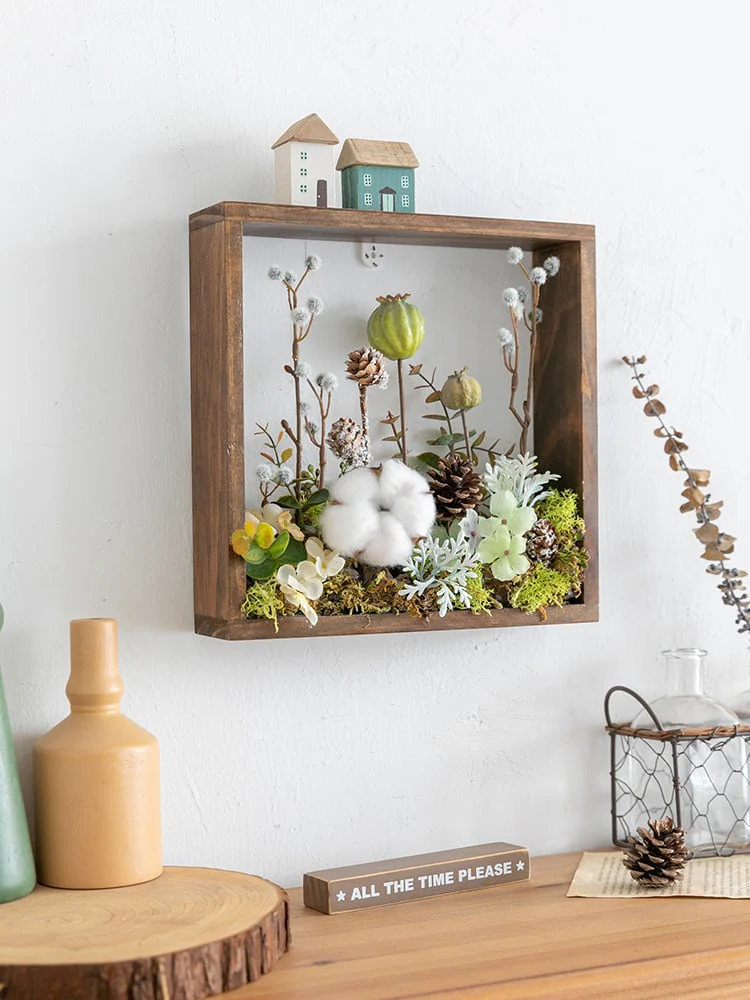 French Moss Wall Hanging Plant Decoration - Image 8
