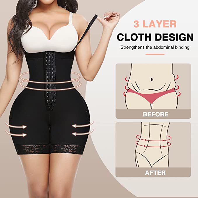 🔥2023 Hot Sale🔥 - Tummy Compression Bodysuit Shaper With Butt Lifter - Image 8