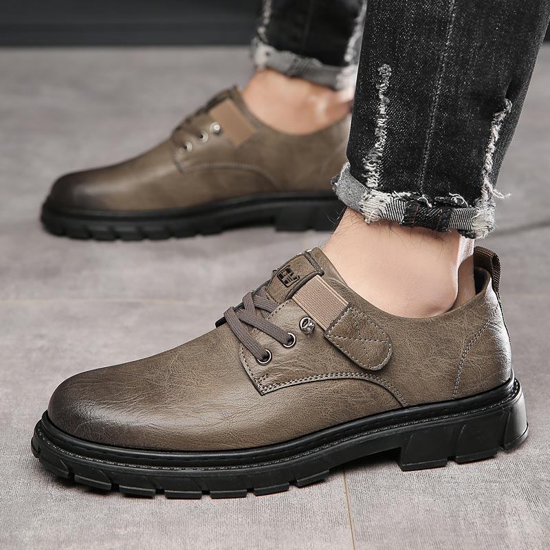 🔥Men’s Vintage Cargo Leather Shoes - Buy two pairs and get free shipping!