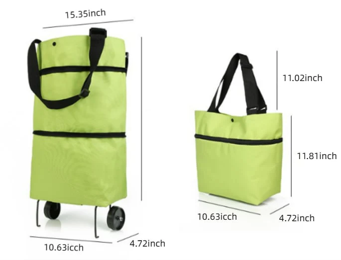🔥Shopping Bag Folding Green Bag - Image 15