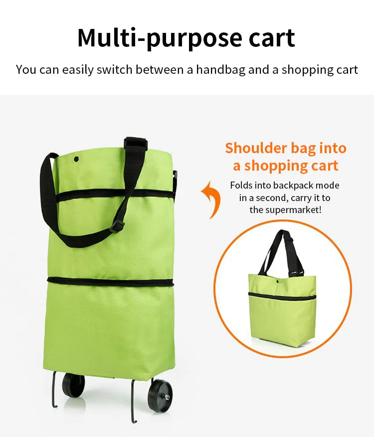 🔥Shopping Bag Folding Green Bag - Image 3