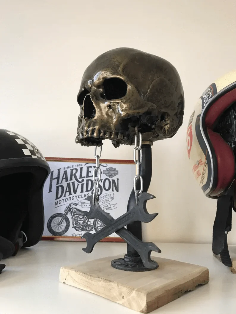 Motorcycle Skull Helmet Holder☠️ (BUY 2 FREE SHIPPING) - Image 5