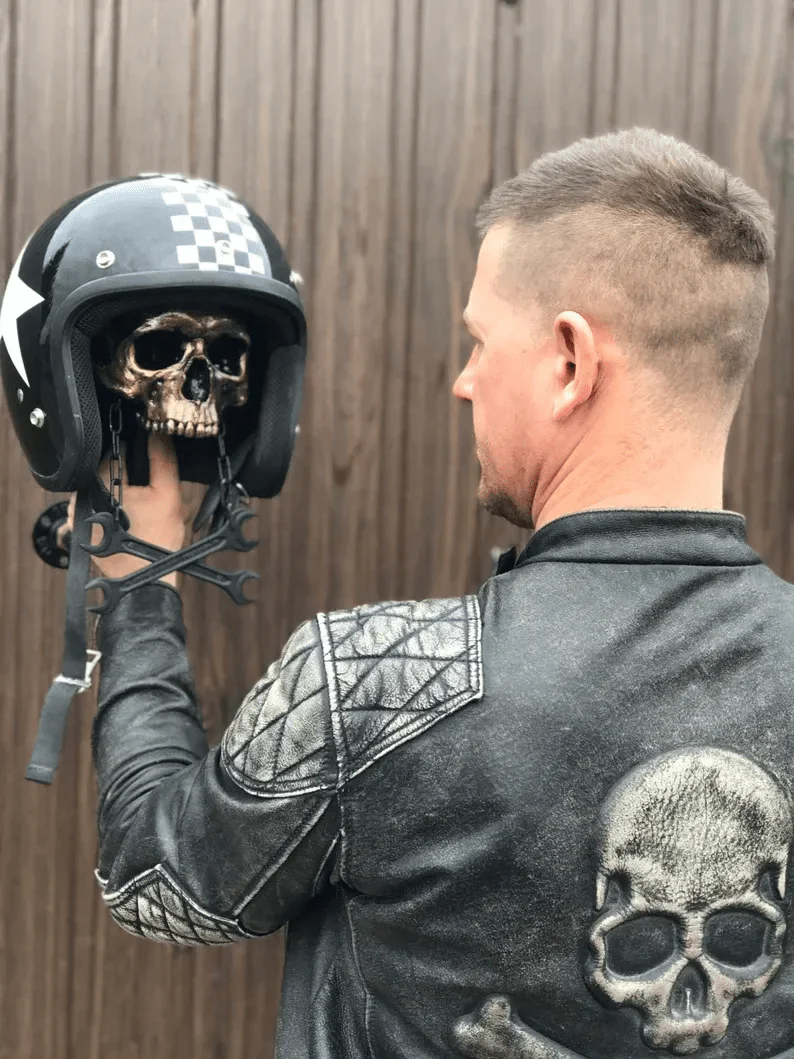 Motorcycle Skull Helmet Holder☠️ (BUY 2 FREE SHIPPING) - Image 6