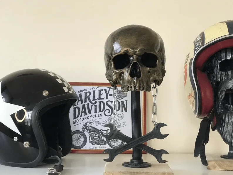 Motorcycle Skull Helmet Holder☠️ (BUY 2 FREE SHIPPING) - Image 9