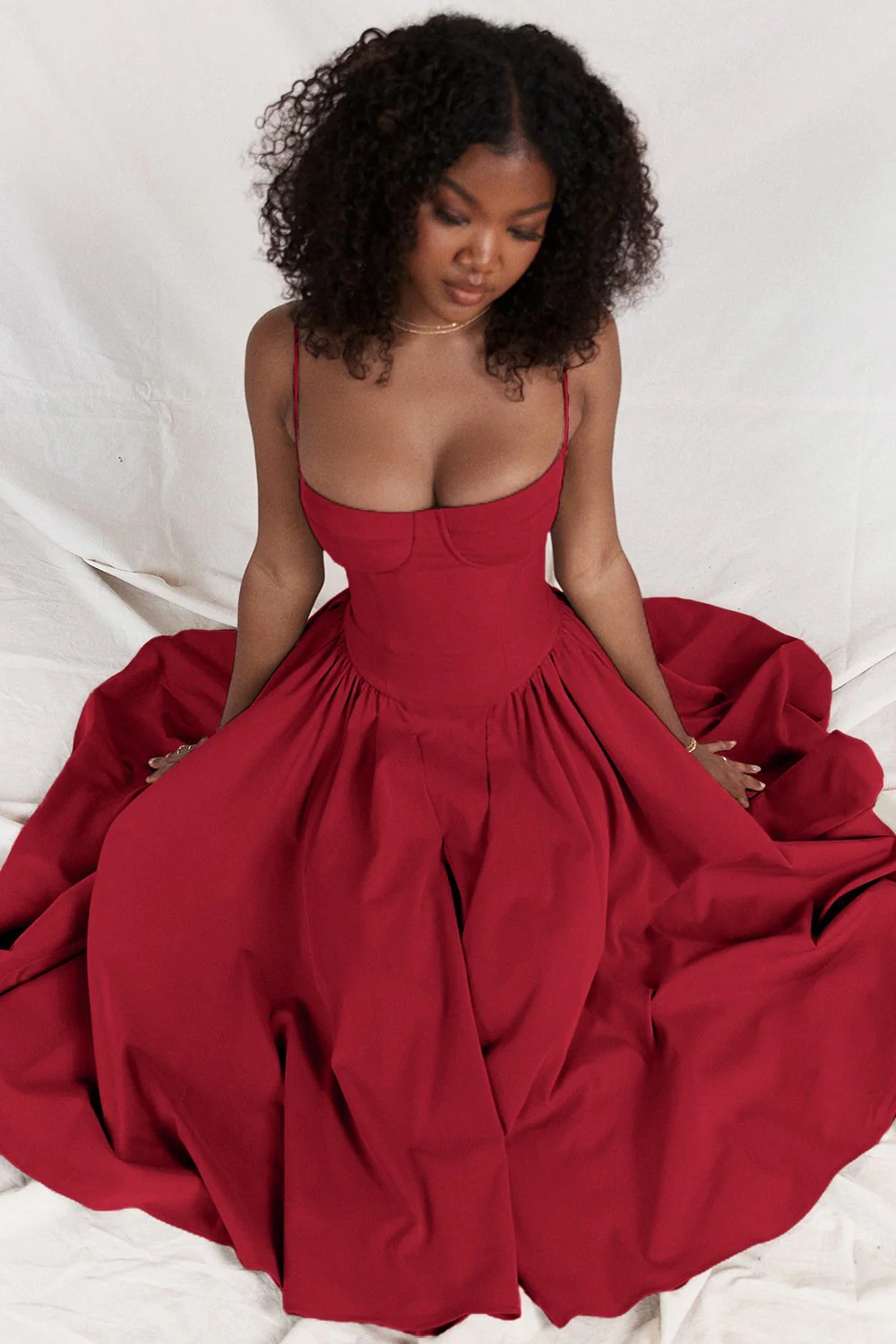 Sleeveless Corset Fit Midi Dress(BUY 2 FREE SHIPPING) - Image 7