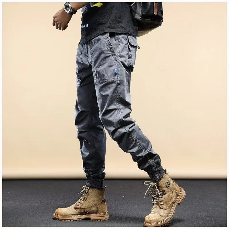 2023 SPRING MEN'S DISTRESSED SLIM FIT BIKER PANTS - Image 2
