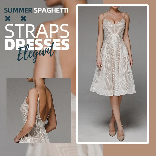 Fashion V Neck Sling A-Line Dress - Image 2