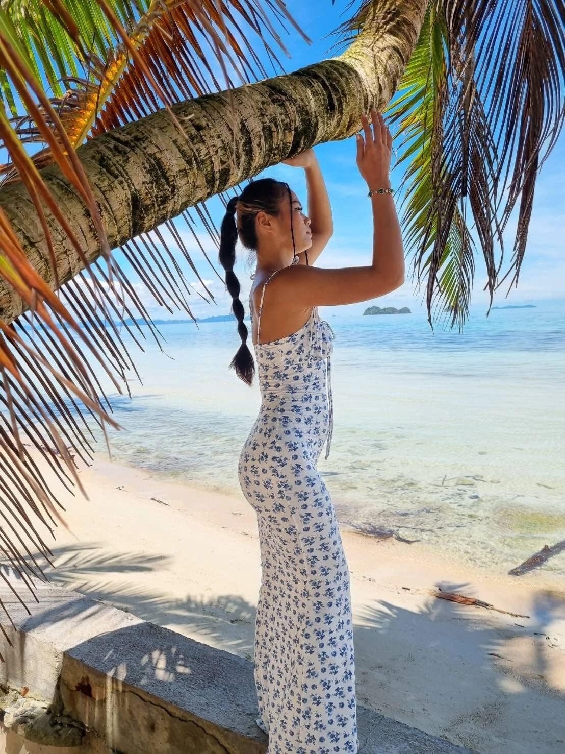 Small floral halter dress with large swing——🔥Buy 2 free shipping🔥 - Image 9