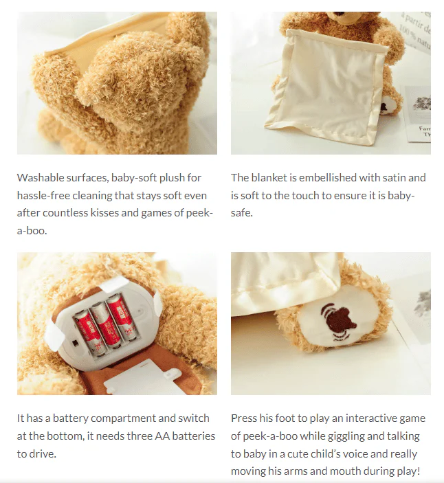 Smoothing the mood plush bear - Image 5