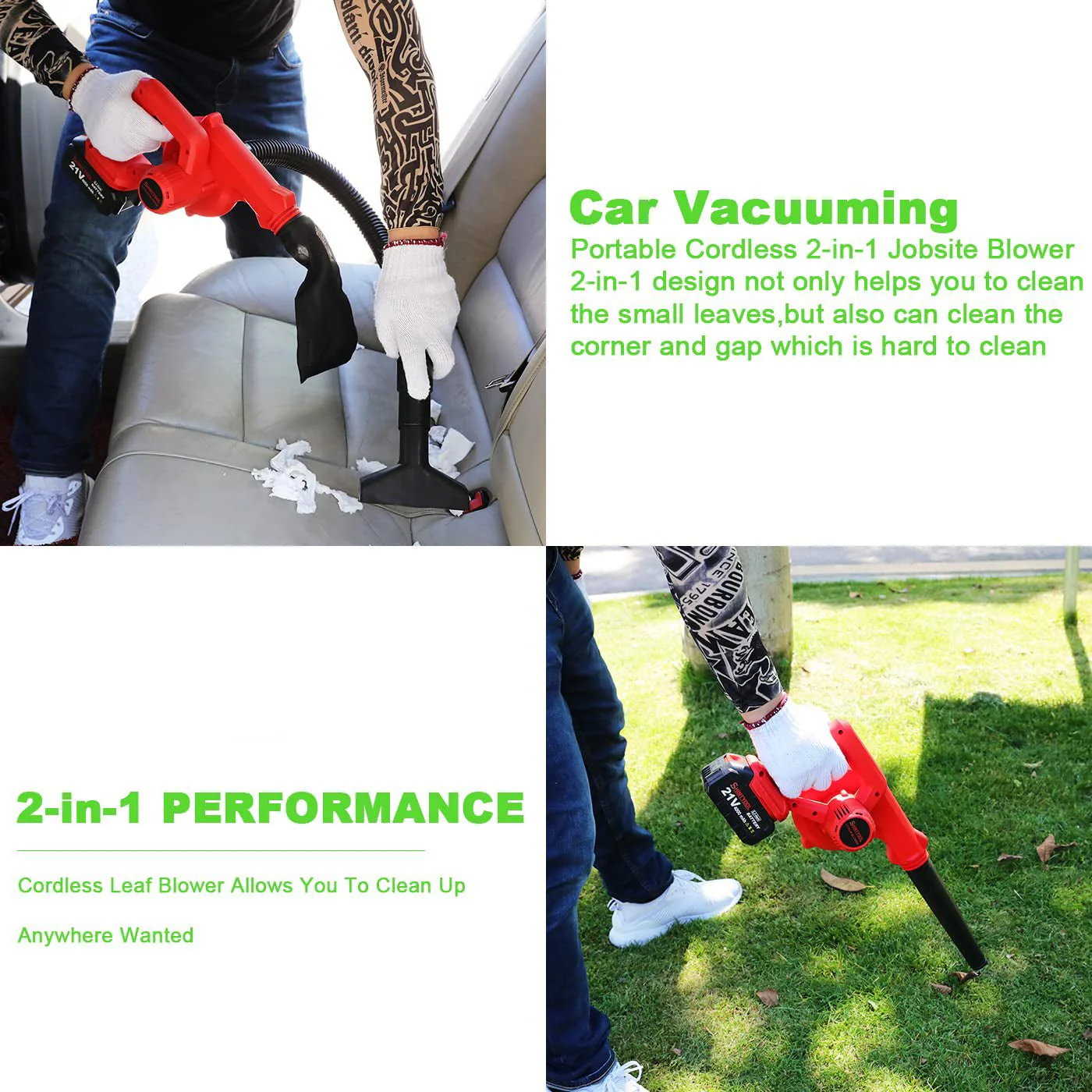 Rechargeable High-power Wireless Powerful Dust and Snow Removal - Image 5