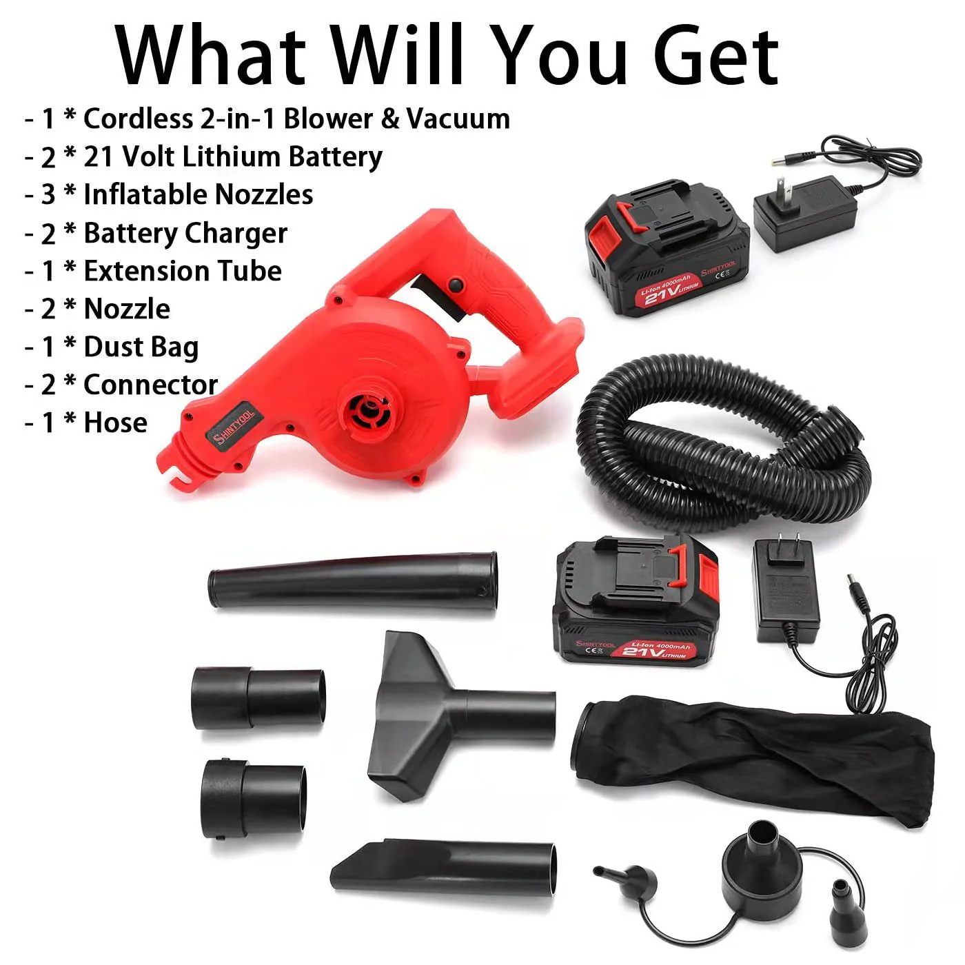 Rechargeable High-power Wireless Powerful Dust and Snow Removal - Image 9