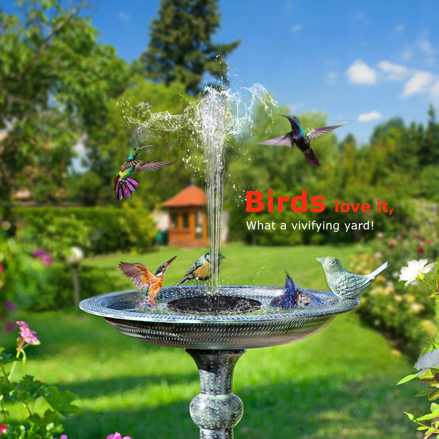🎁Best Mother's Day Gift Of 2023🎁 - Solar outdoor fountain-The perfect garden decoration - Image 2