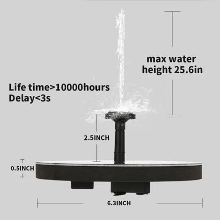 🎁Best Mother's Day Gift Of 2023🎁 - Solar outdoor fountain-The perfect garden decoration - Image 9