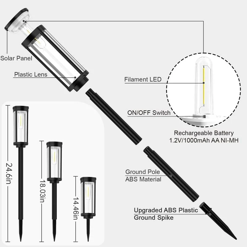Solar Pathway Lights Outdoor - Image 6