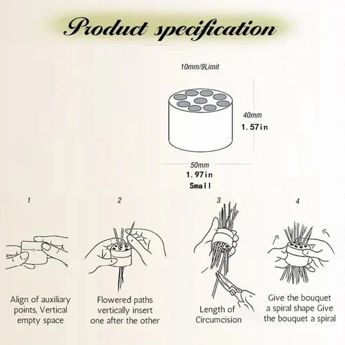 🎁Spiral Ikebana Stem Holder💐 - Image 2