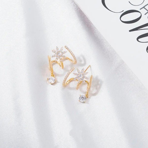 Eight Awn Star Earrings - Image 7