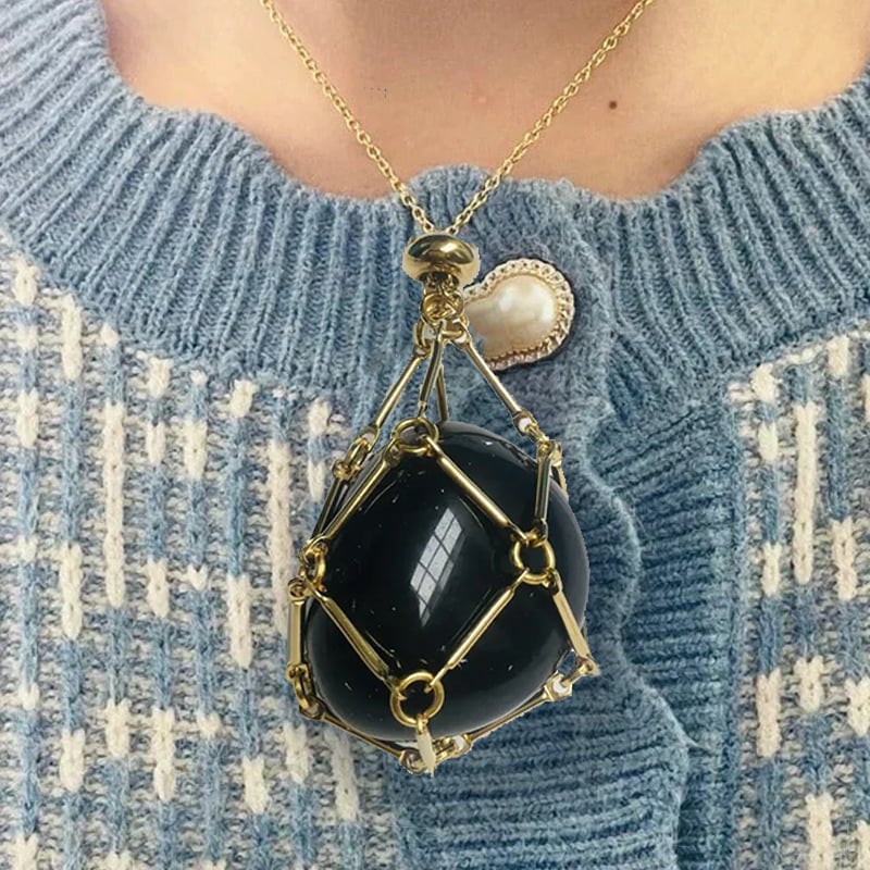 New Crystal Stone Holder Necklace - Image 19