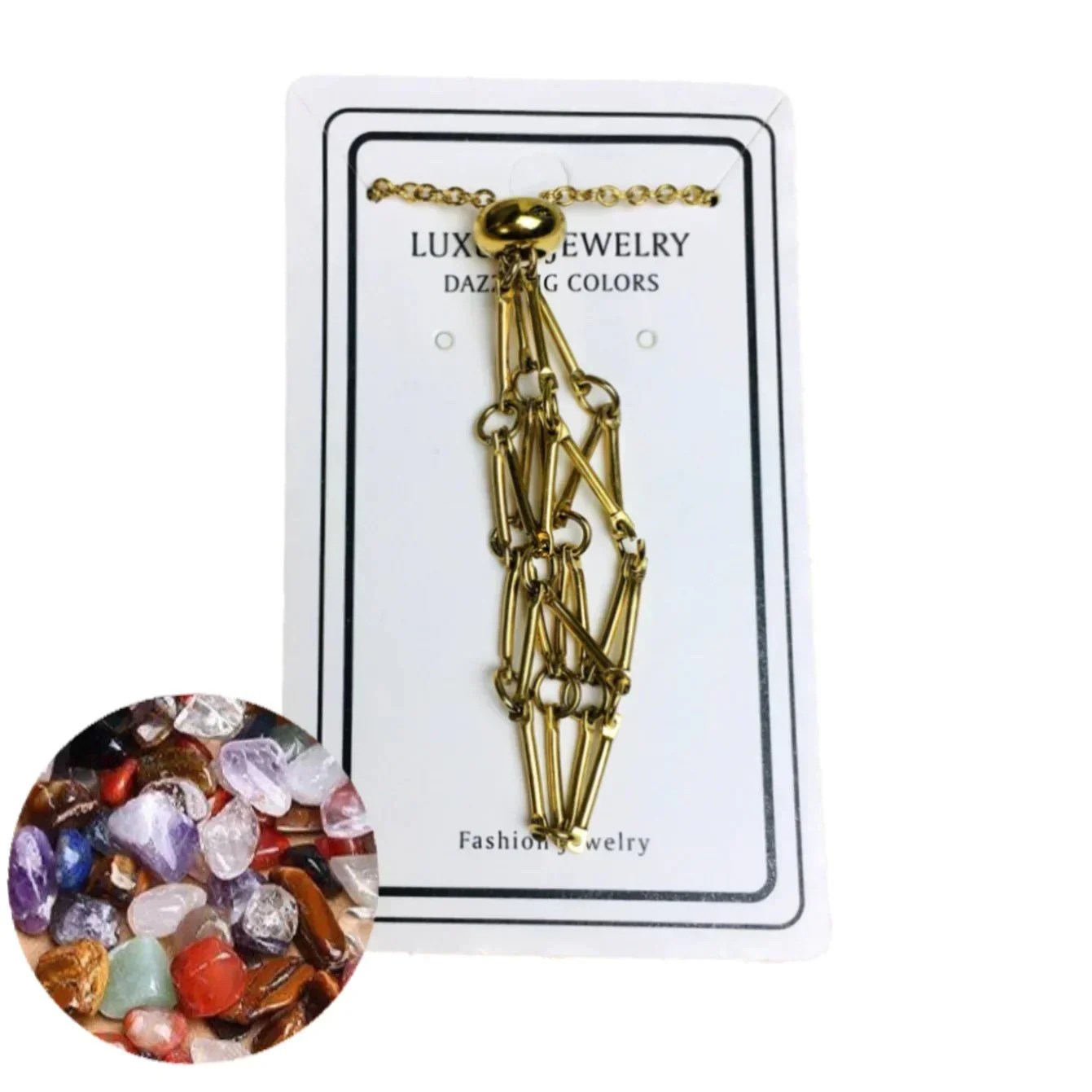 New Crystal Stone Holder Necklace - Image 20