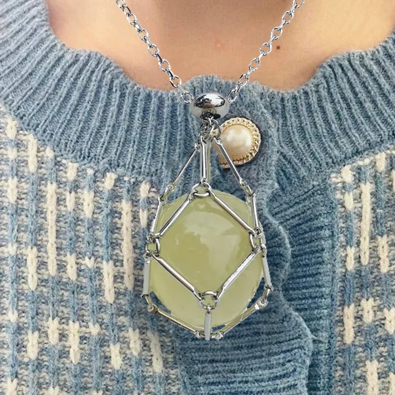 New Crystal Stone Holder Necklace - Image 22