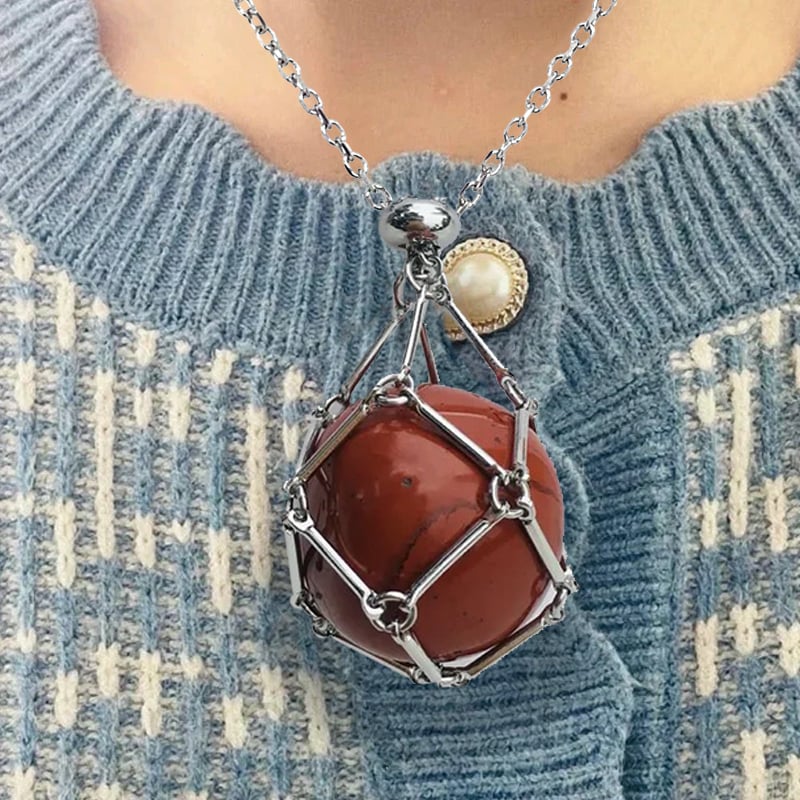 New Crystal Stone Holder Necklace - Image 27