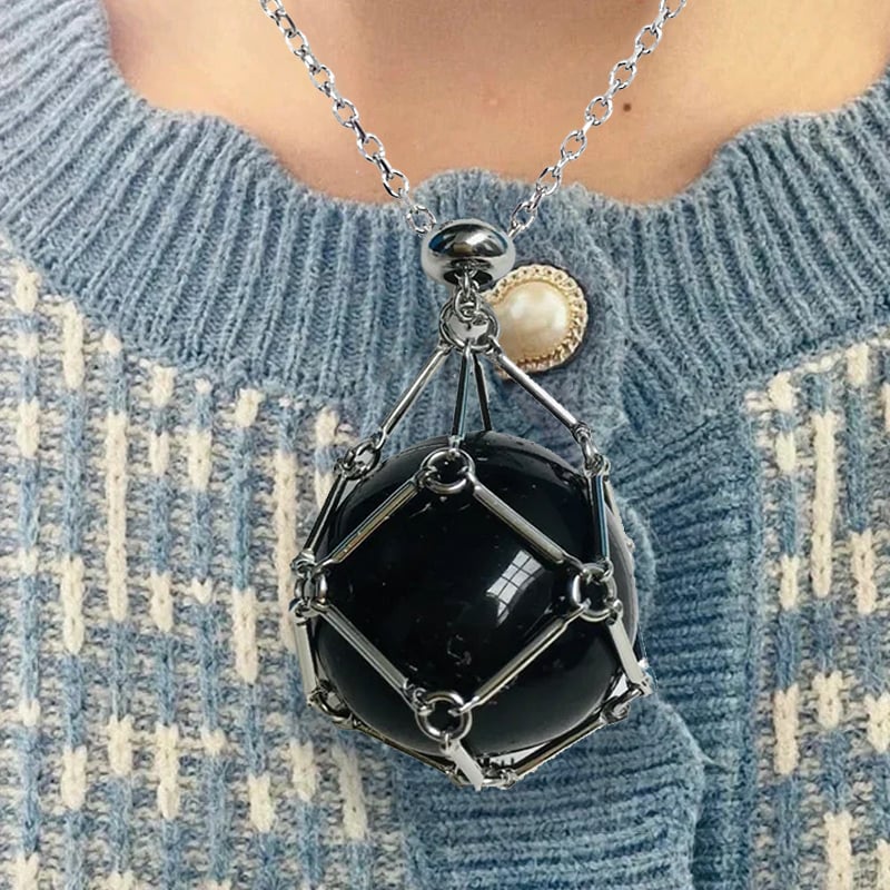 New Crystal Stone Holder Necklace - Image 29