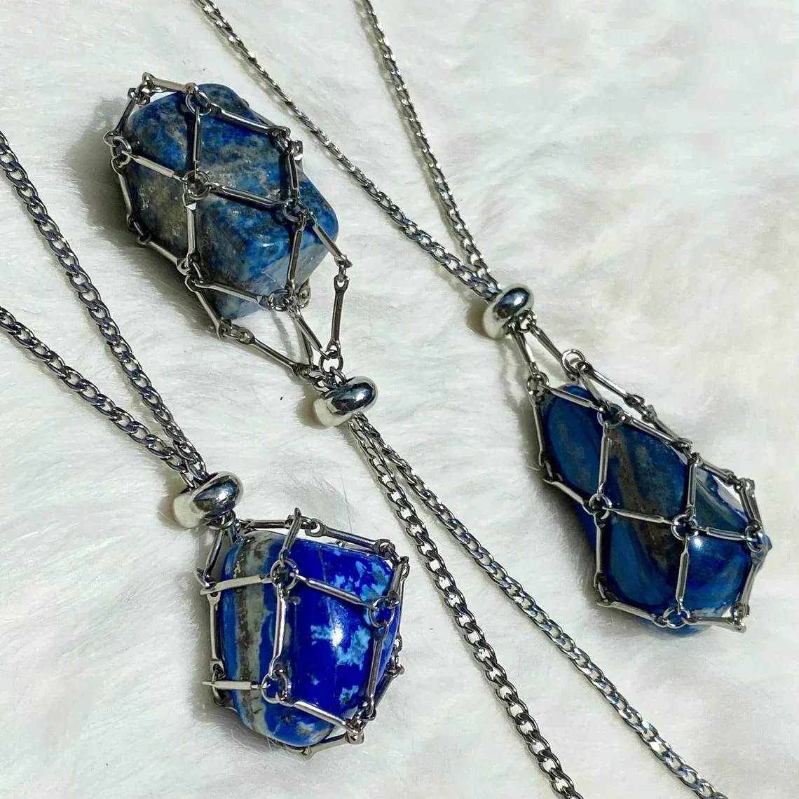 New Crystal Stone Holder Necklace - Image 7
