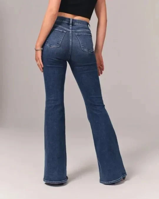 ⭐Women's 2023 Summer⭐ Ultra High Rise Stretch Flare Jean - Image 9