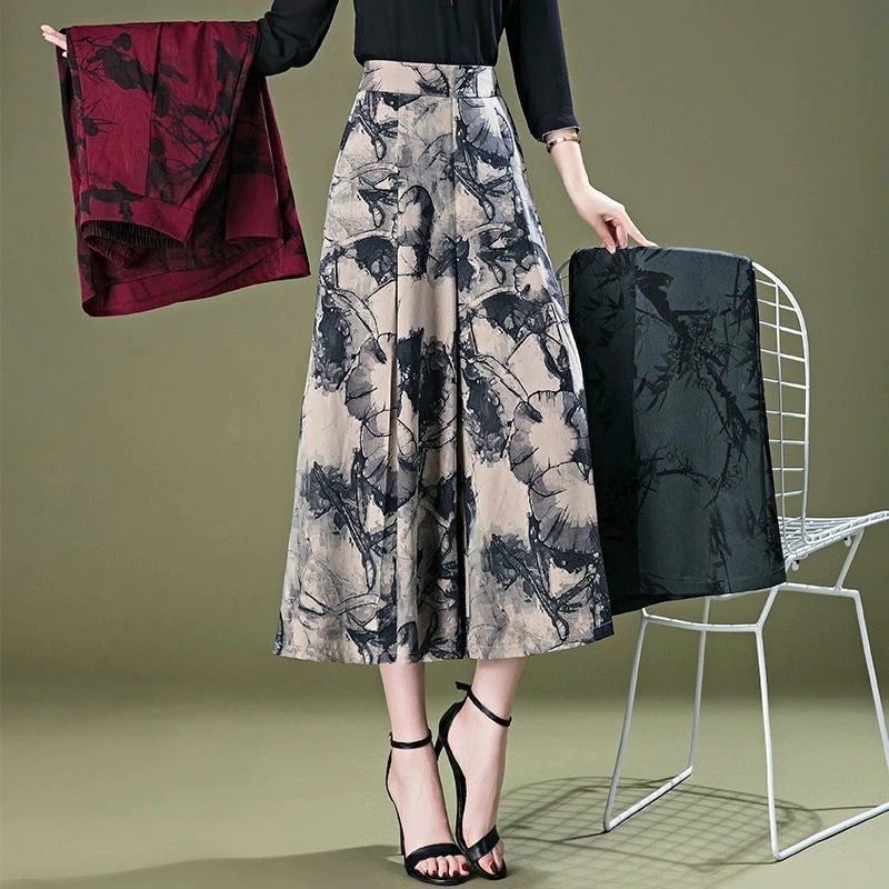 ๐ฅ2024 Hot Sale ๐ฅ- Elegant women's chiffon skirt with wide legs๐