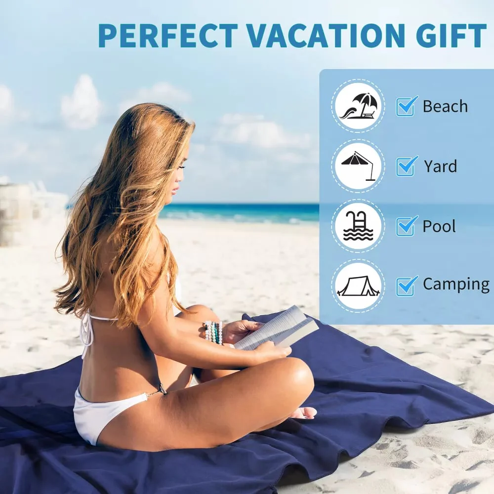 🎉Summer Hot Sale🎁Sun Lounger Towel in Bag with Pockets Storage - Image 6