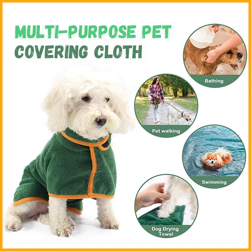 Super Absorbent Pet Bathrobe - Image 4