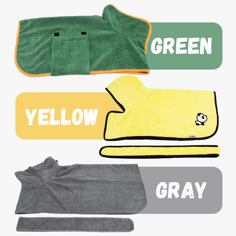 Super Absorbent Pet Bathrobe - Image 9