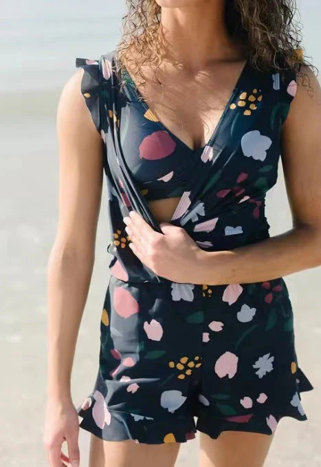â¨Swim Romper Built-In Bra
